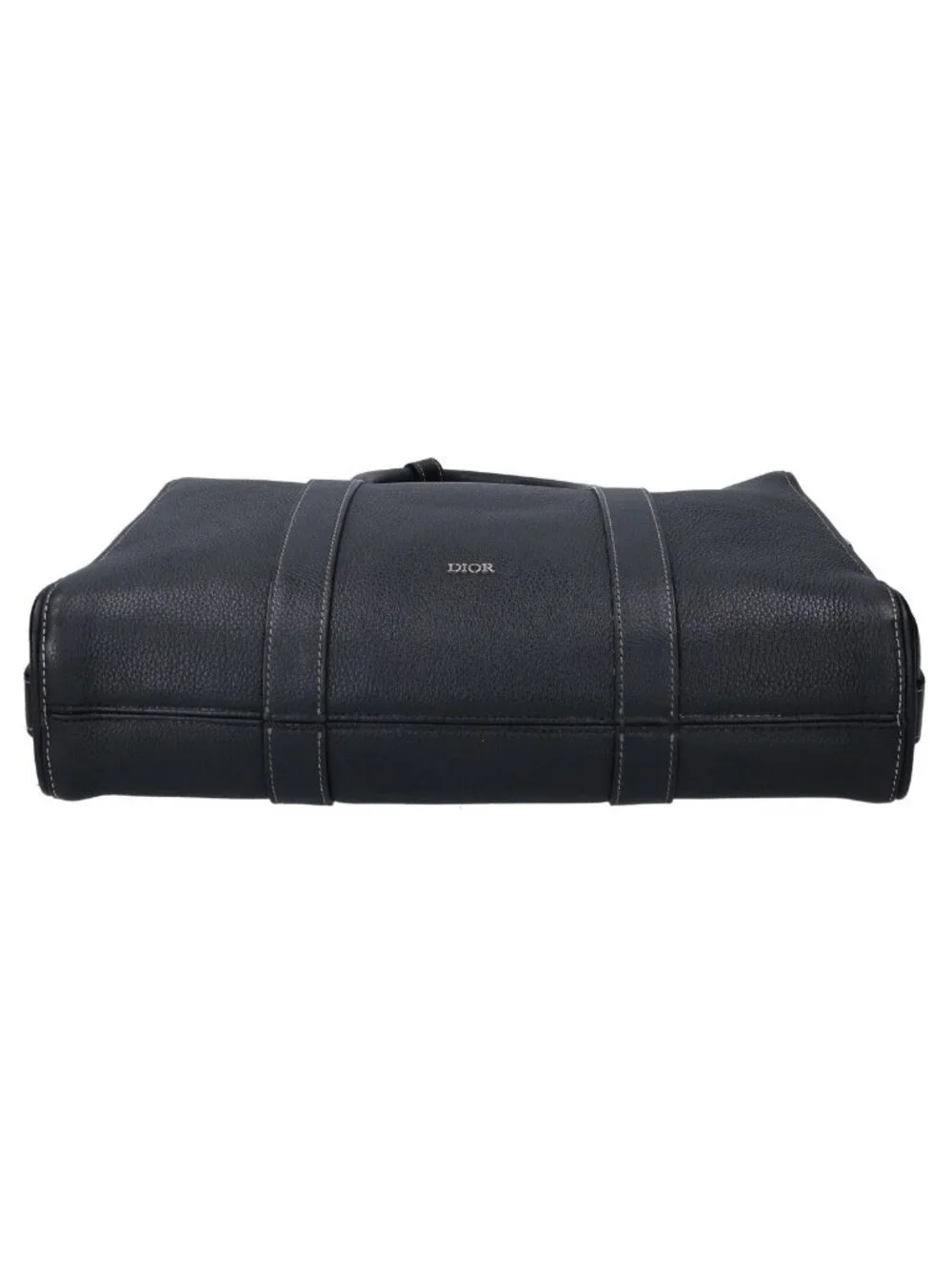 Dior Black Leather Lango Briefcase